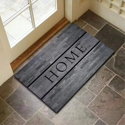 Welcome Door Mat Non-Slip Entryway Rug