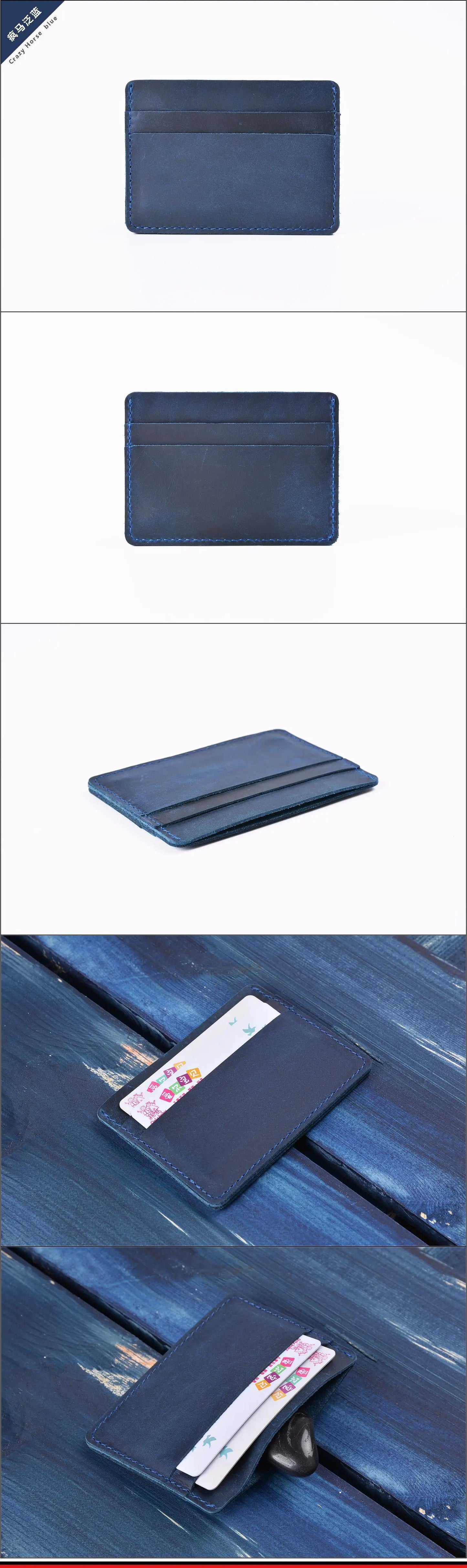 Genuine Leather Card Holder Wallet