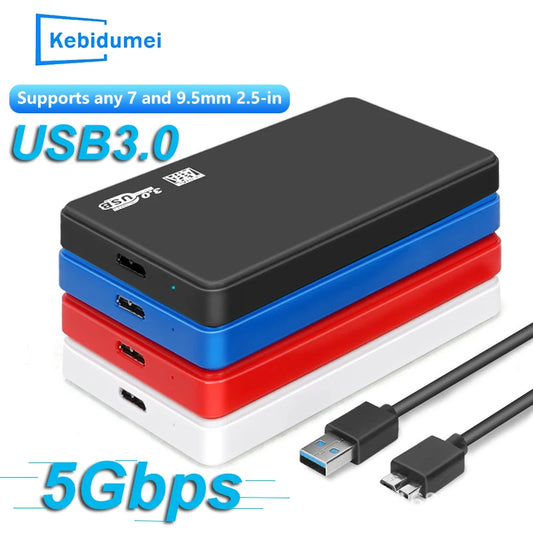 USB 3.0 2.5” SATA HDD & SSD External Enclosure