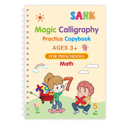 Kids Reusable Magic Practice Copybook with Disappearing Pen
