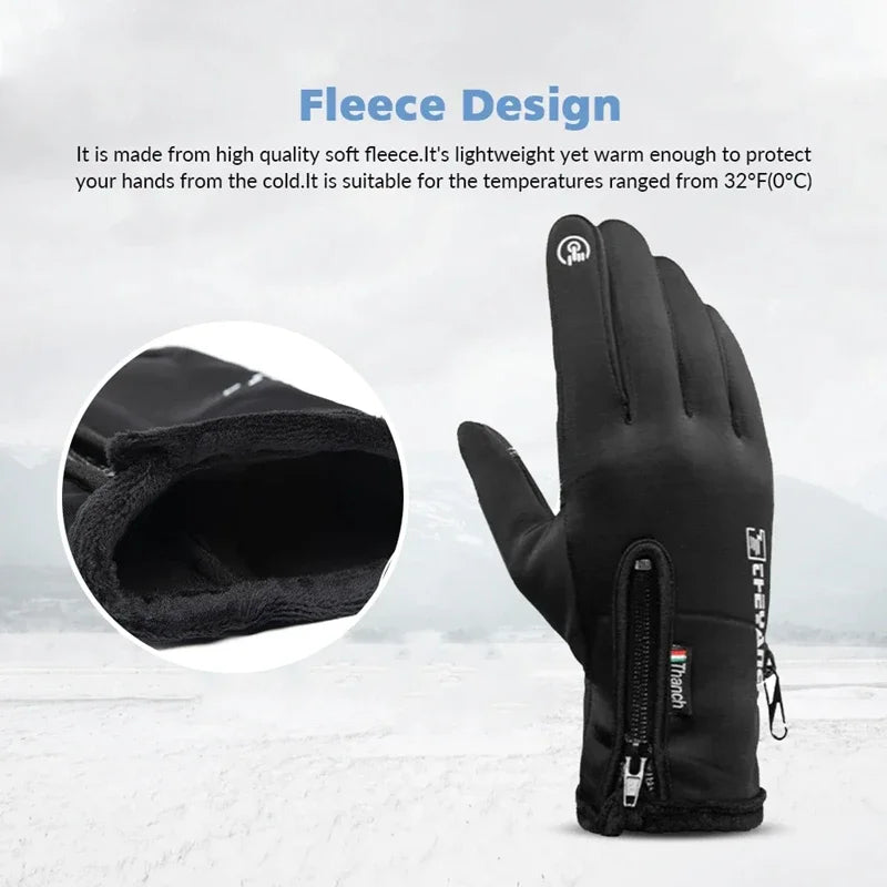 Waterproof Thermal Touchscreen Winter Gloves