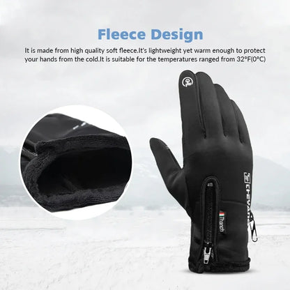 Waterproof Thermal Touchscreen Winter Gloves