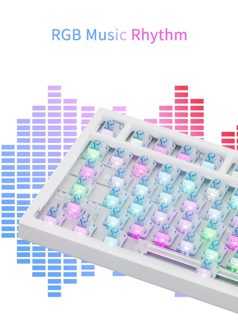 82-Key Hot-Swappable RGB Mechanical Keyboard for PC & Mac
