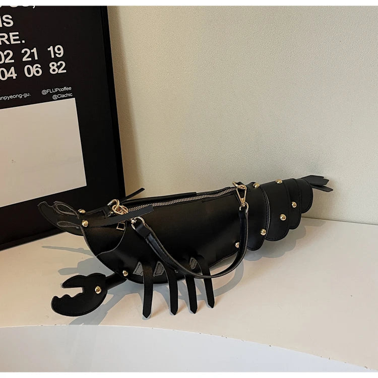 Shaped PU Leather Crossbody Bag