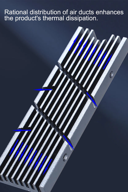 Aluminum M.2 SSD Cooler for NVMe NGFF 2280 SSDs – Thermal Cooling Heatsink