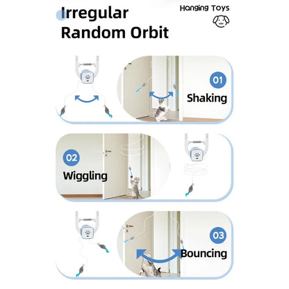 Electronic Door Hanging Cat Toy