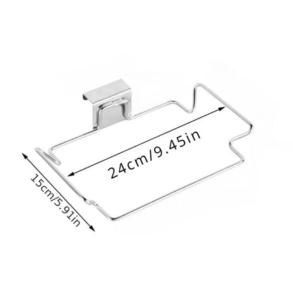 Stainless Steel Cabinet Door Trash Bin Holder