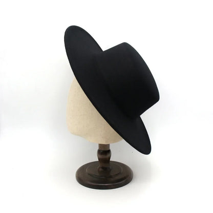 10cm Big Wide Brim French Fedora Hat