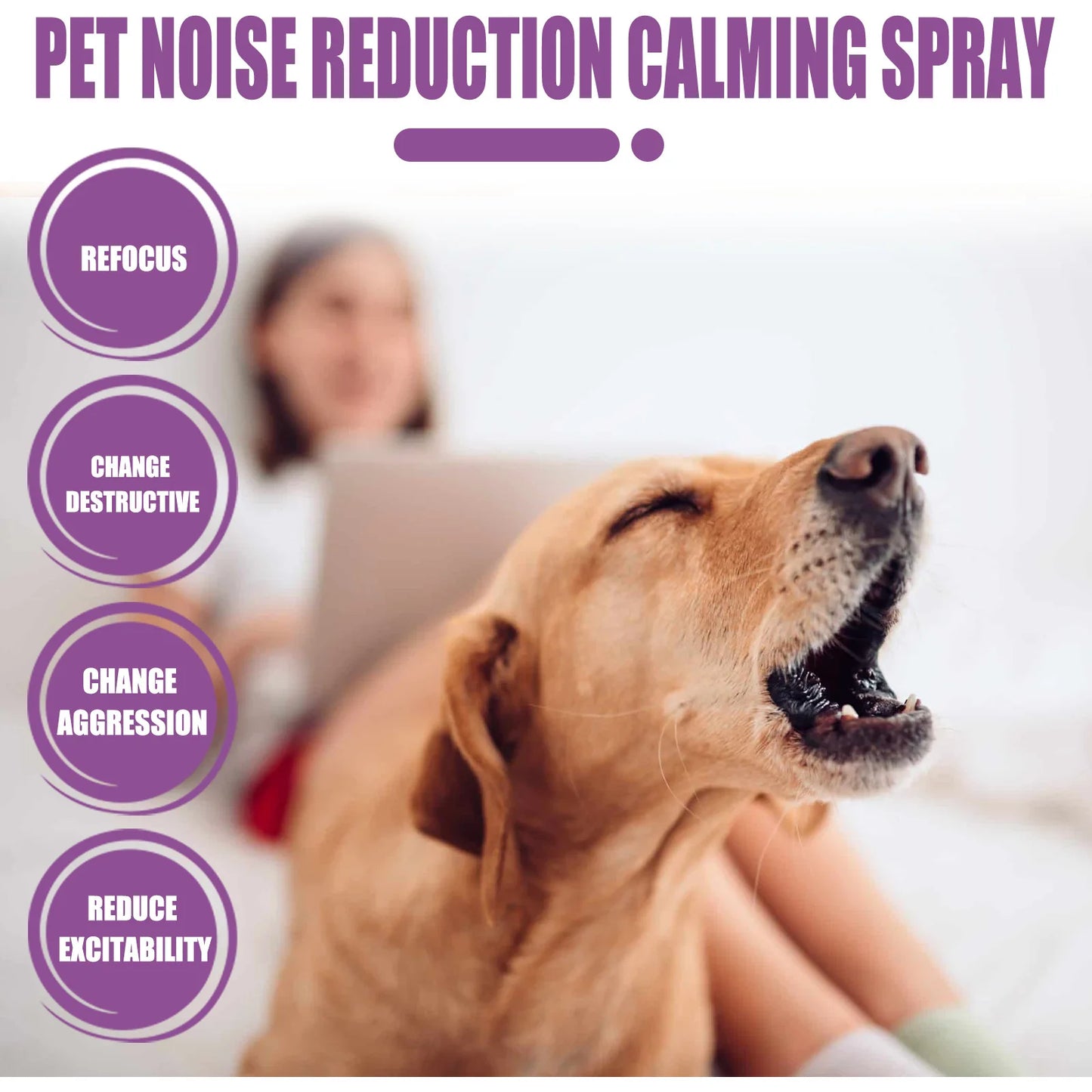 Pet Calming Spray for Cats & Dogs