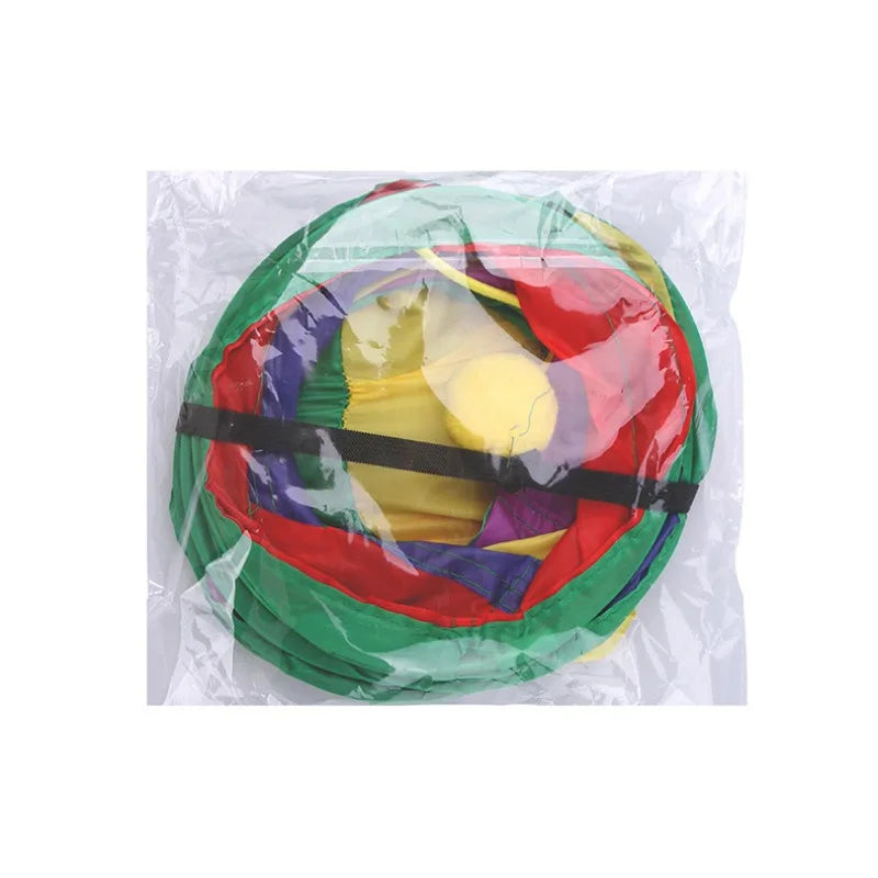 Rainbow Play Tunnel for Small Animal Exercise & Hideaway