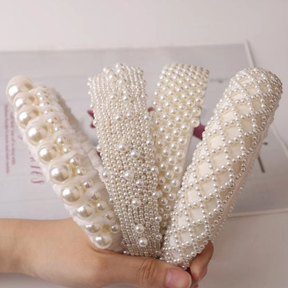 Retro Pearl Headband