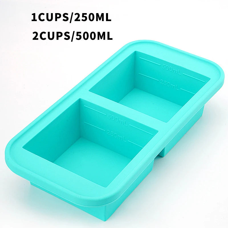 Silicone Freezer Meal Preparation  Molds