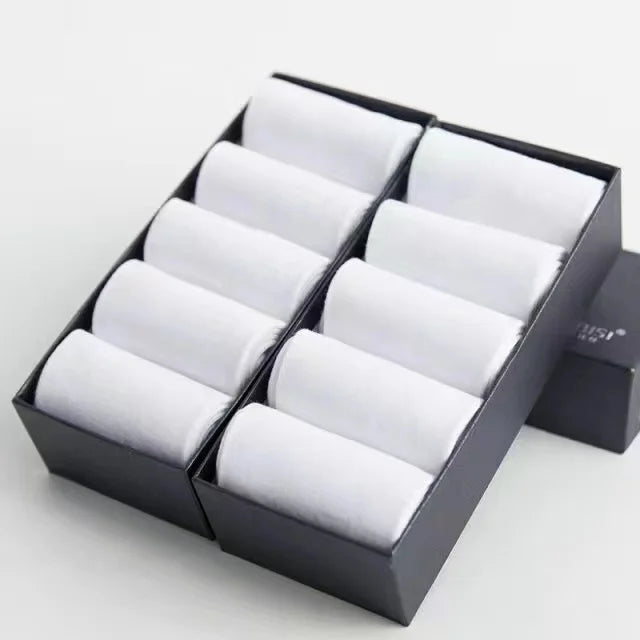 Men’s Cotton Business Crew Socks 10 Pairs