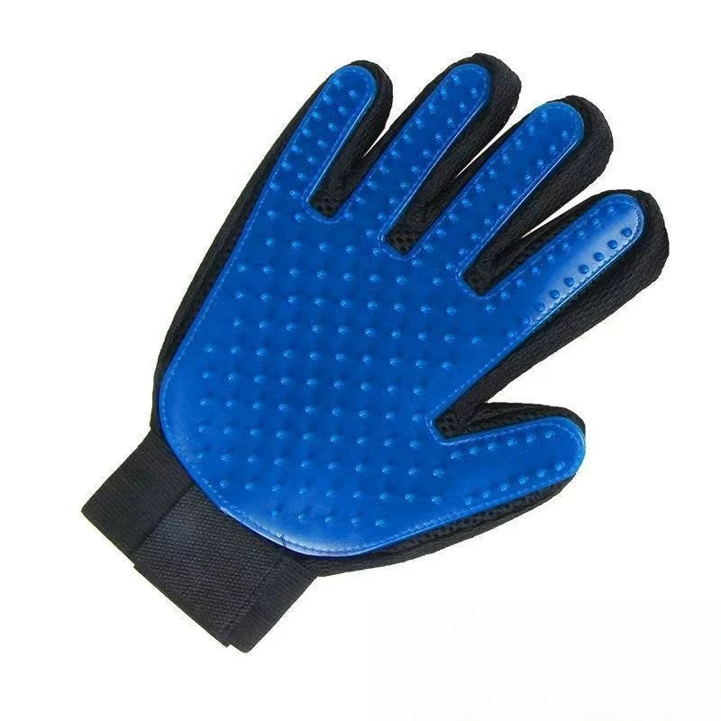 2-in-1 Pet Grooming Glove & De-Shedding Brush