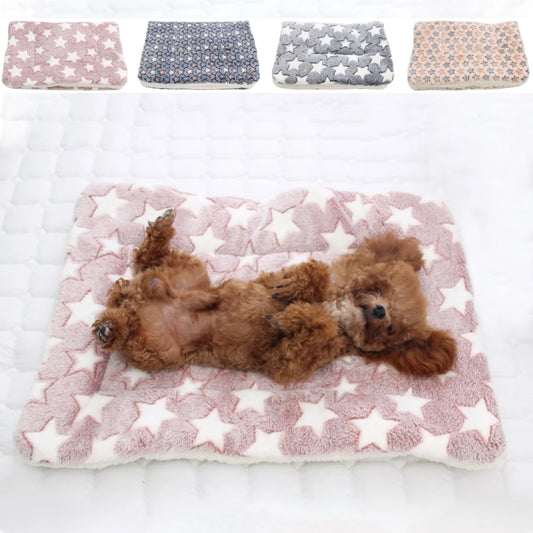 Soft Flannel Pet Bed Mat for Dogs & Cats