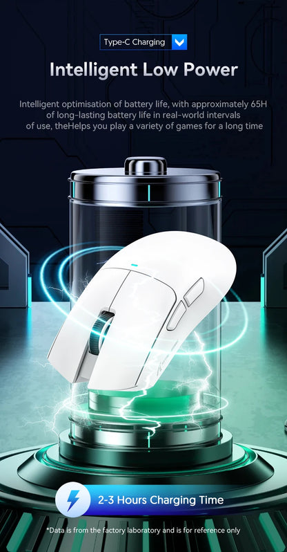 Ultra-Light RGB Gaming Mouse with PAW3311 Sensor & Magnetic Charging