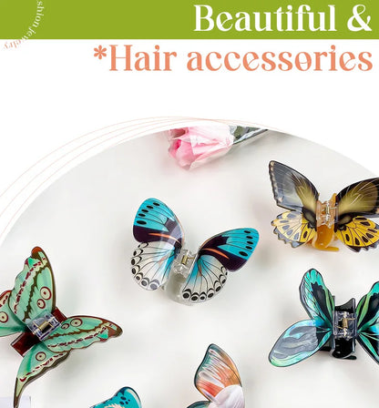 Butterfly Hair Claw Clip
