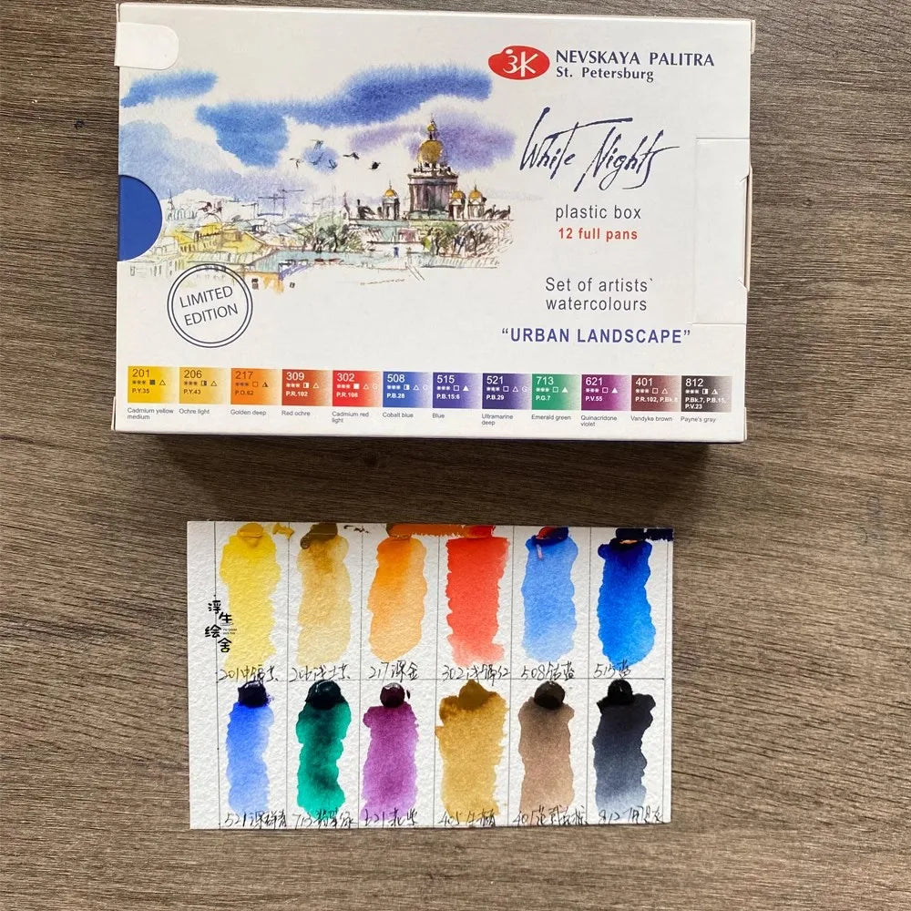 Russian White Night Artist Watercolor