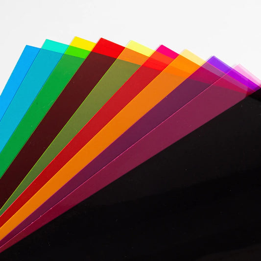 A4 Colored Transparent PVC Sheet