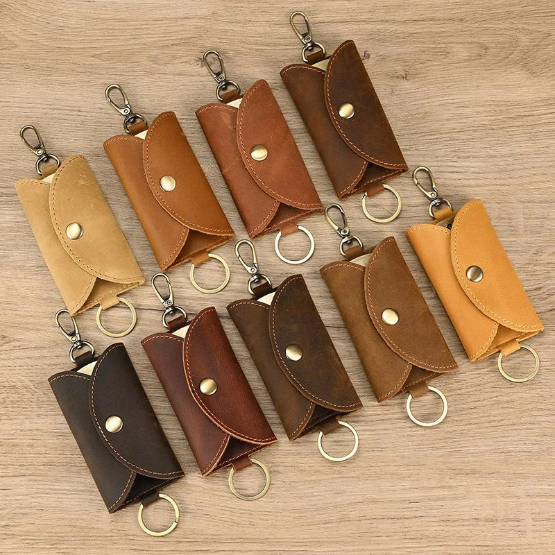 Genuine Leather Key Organizer Case