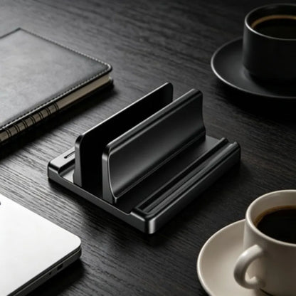 Space-Saving Desktop Laptop Holder for Office & Home