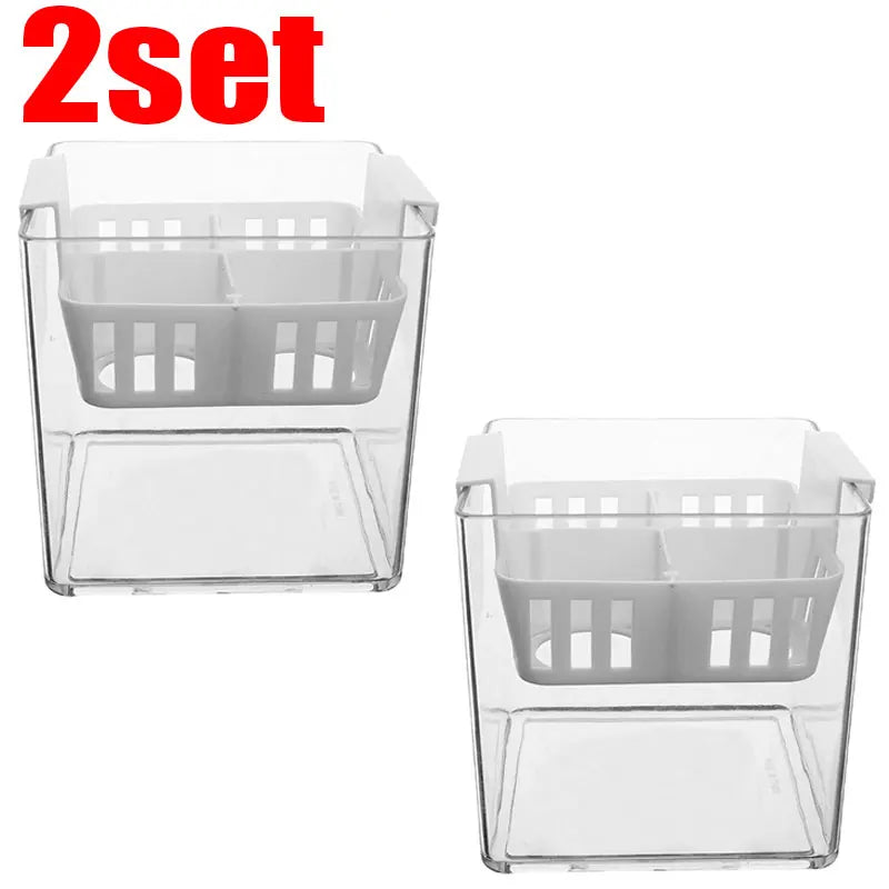 Clear Hydroponic Tulip Growing Kit with 4-Bulb Basket