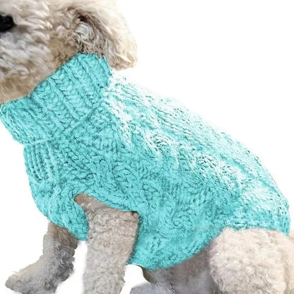 Warm Knitted Pet Jumper for Small and Medium Dogs