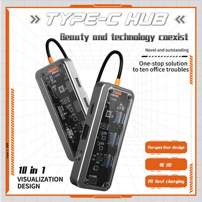 Basix 10-in-1 USB-C Hub Docking Station