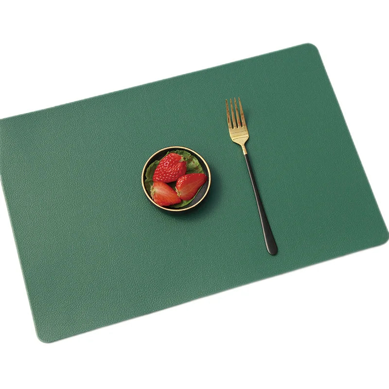 PU Leather Waterproof Dining Placemat