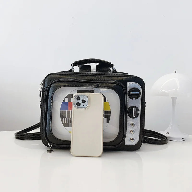 Permanently Retro TV Crossbody Handbag
