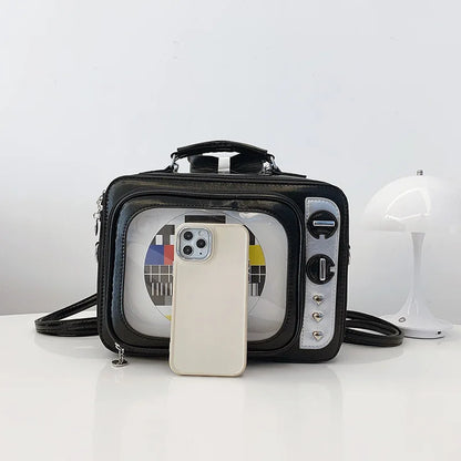 Permanently Retro TV Crossbody Handbag