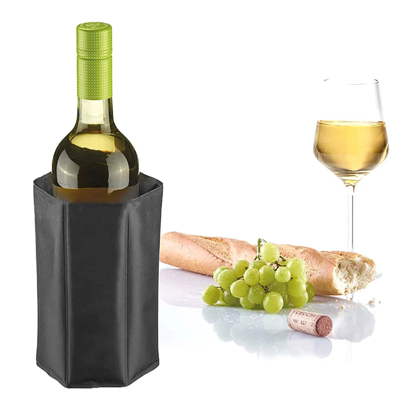 Wine Bottle Cooler Sleeve Freezer Wrap