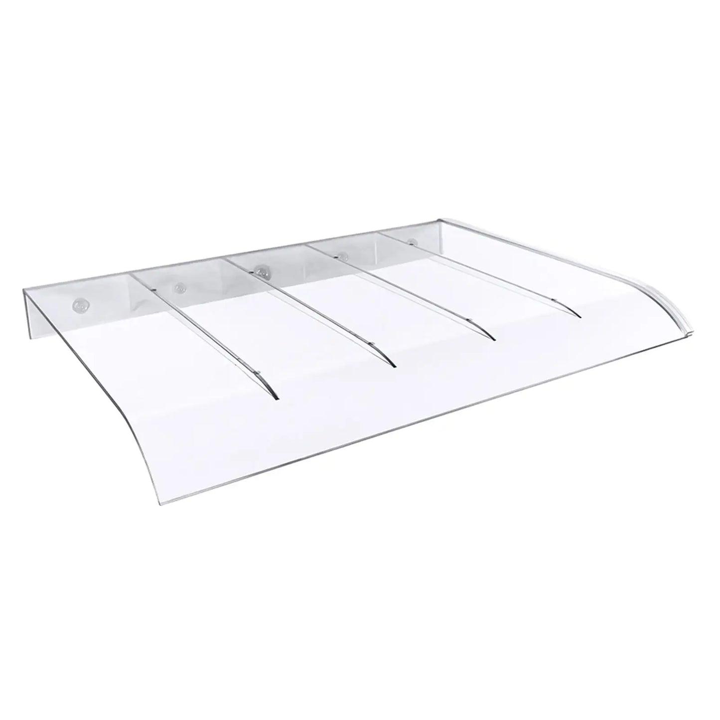 Wall-Mounted Transparent Door & Window Awning Canopy