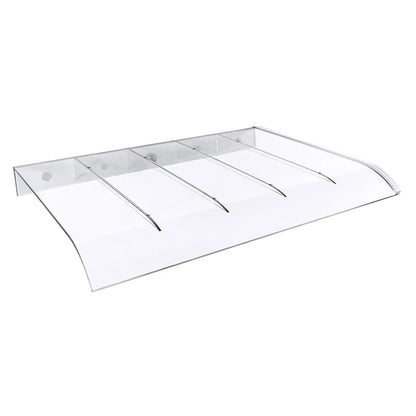 Wall-Mounted Transparent Door & Window Awning Canopy
