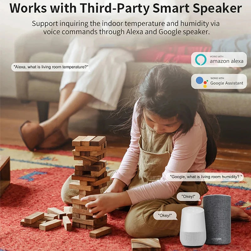 Tuya Smart WiFi & Zigbee Temperature and Humidity Sensor