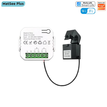 Smart WiFi Energy Meter with Clamp Sensor