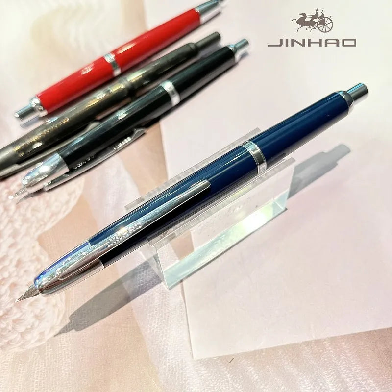 Retractable Fountain Pen with Converter