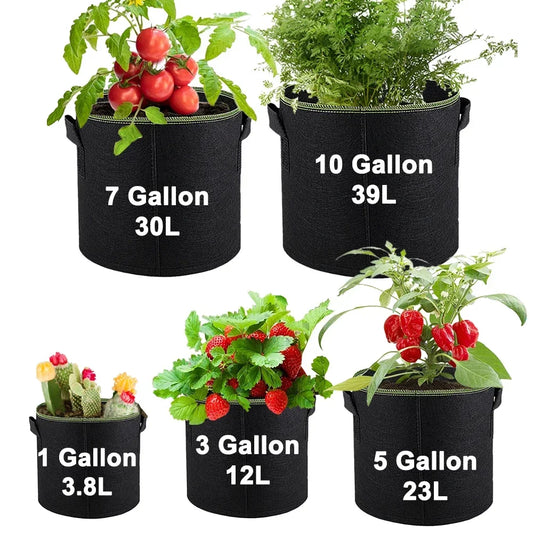 Reusable Fabric Grow Bag for Vegetables & Plants
