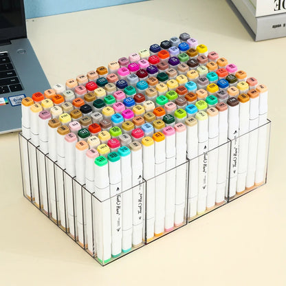 Transparent Acrylic Marker Pen Organizer Box