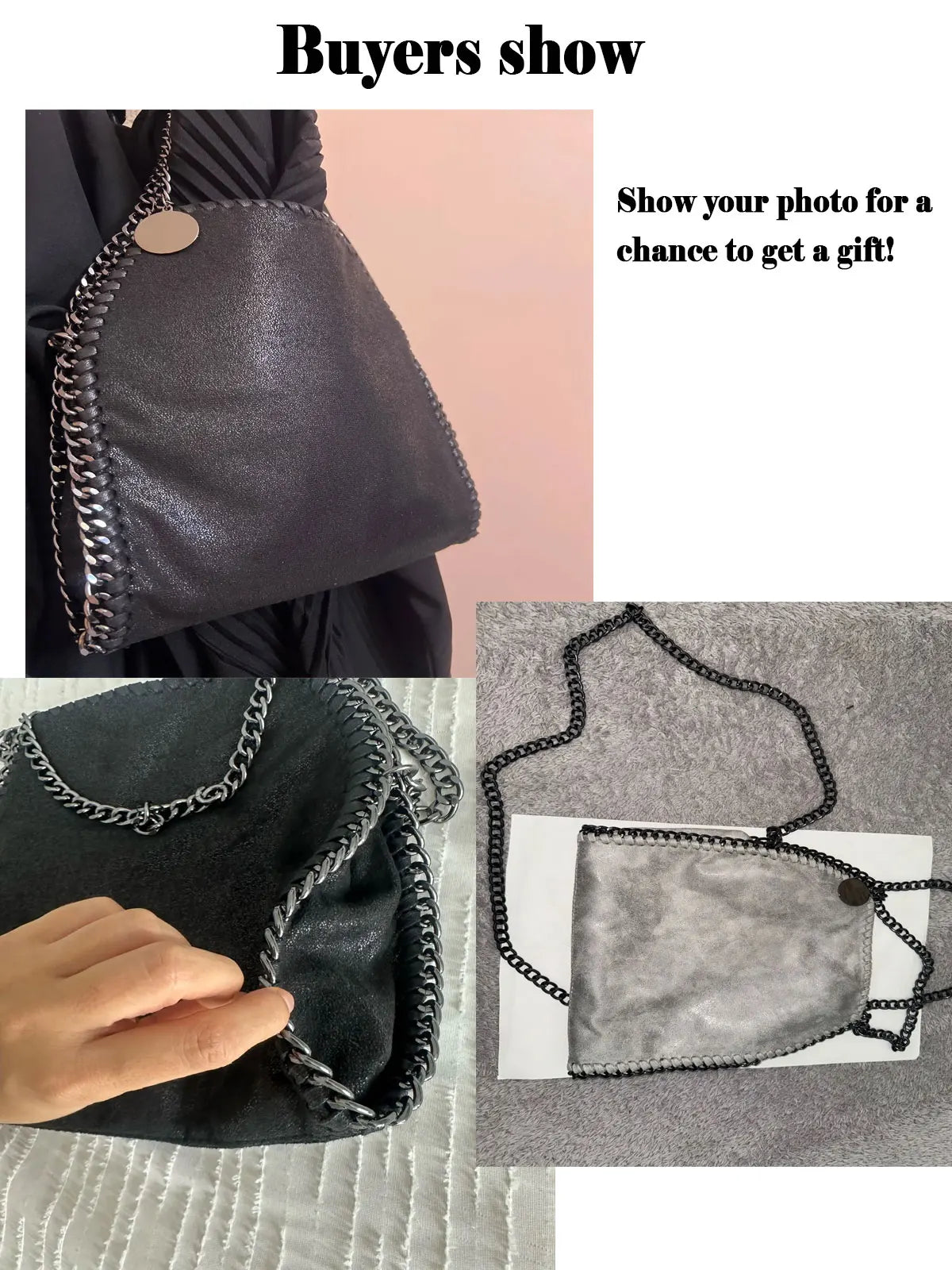 Luxury Chain Shoulder & Crossbody Bucket Bag