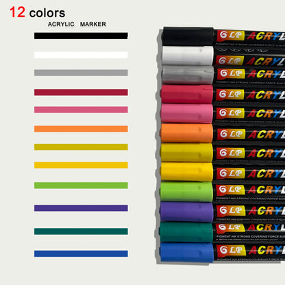 Acrylic Paint Marker Set – Waterproof Multi-Surface Art Pens