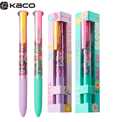 0.5mm Gel Pen & Mechanical Pencil Multi Pen for School & Office