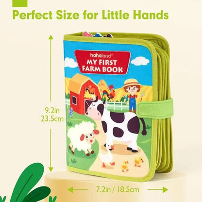 Interactive Farm-Themed Felt Learning Book