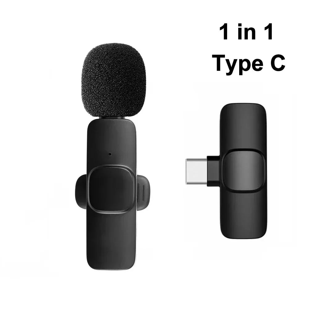 2.4GHz Wireless Lavalier Microphone Kit
