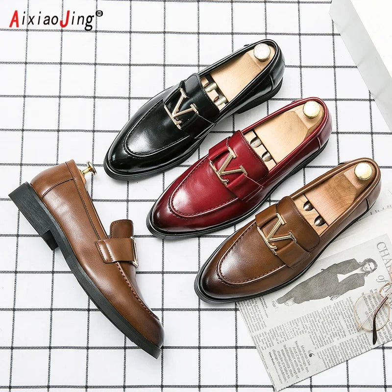 Leather Loafer Shoes