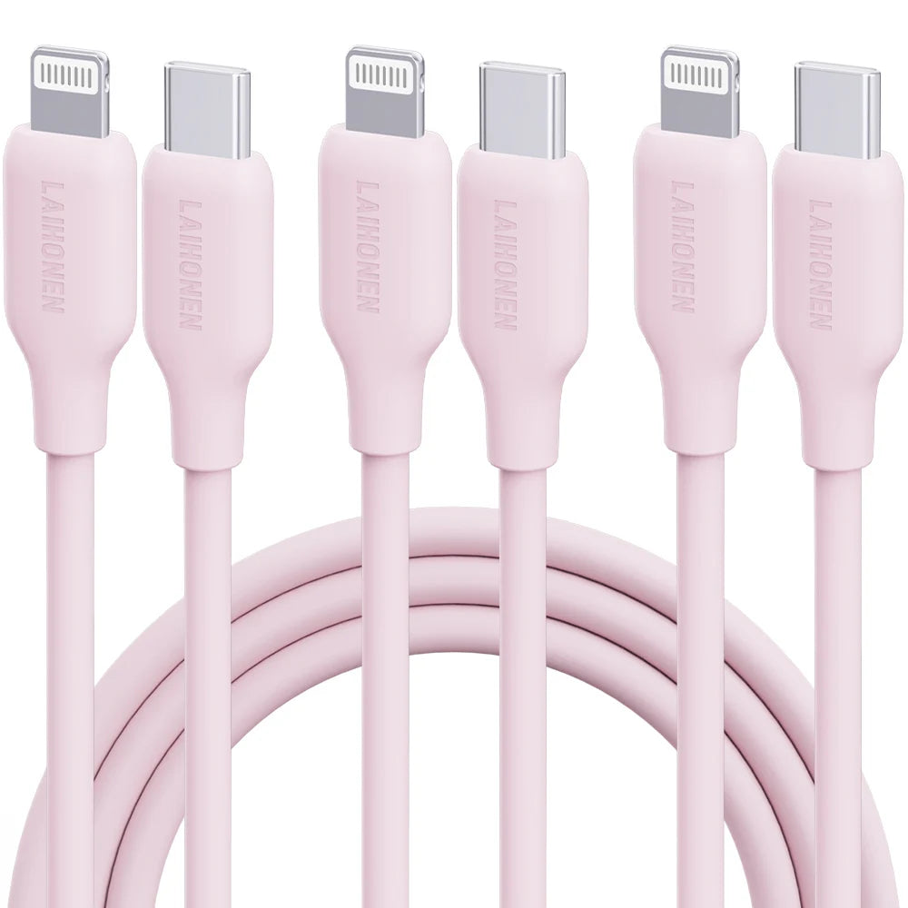 Silicone Lightning Fast Charge Cable