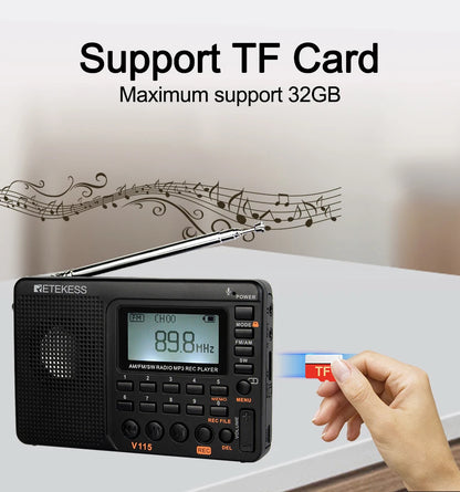 Retekess V115 Radio FM