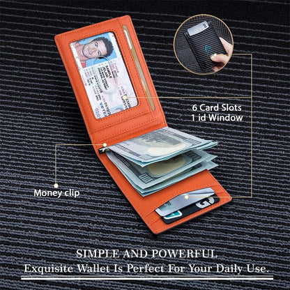 Blocking Slim Leather Wallet