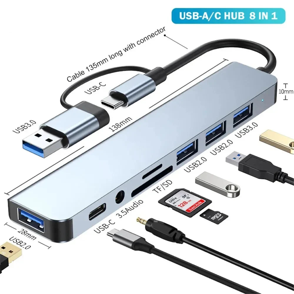 8-in-1 USB-C Multiport Hub