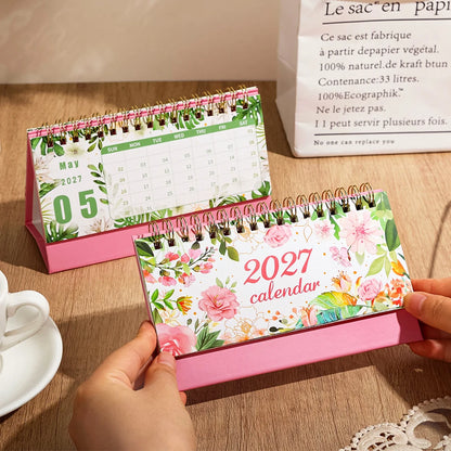 2027 Floral Desk Calendar – Daily Weekly Monthly Planner